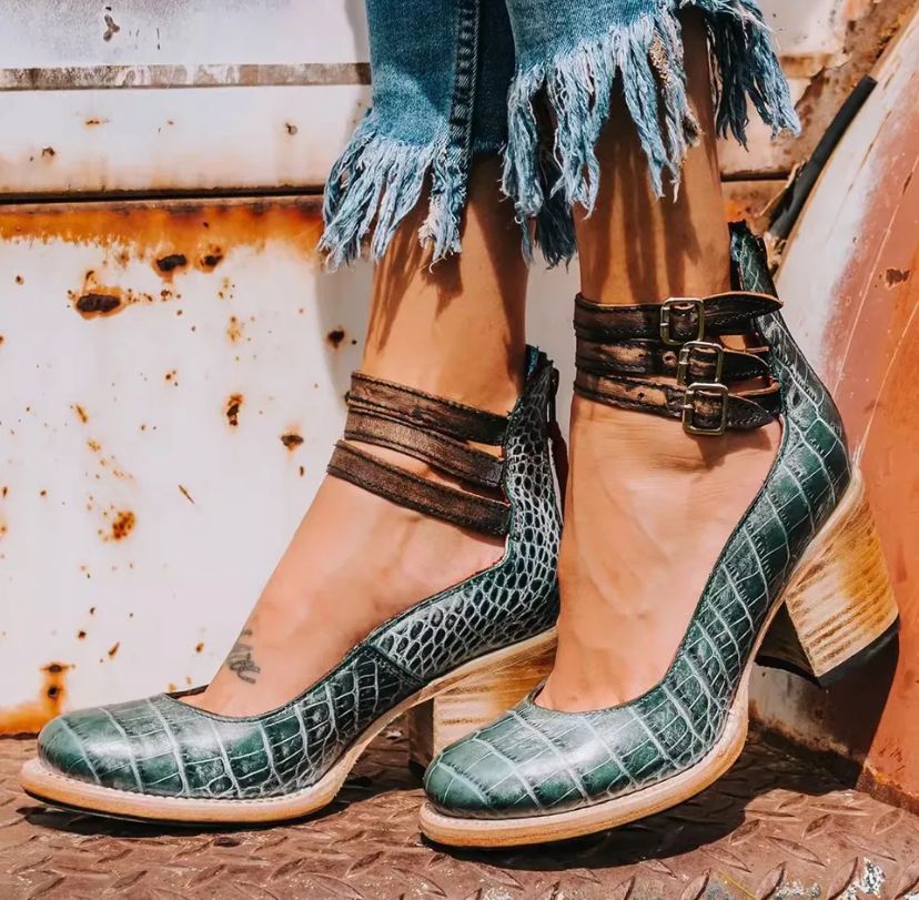 Elena™ | Sandalias vintage con tacón