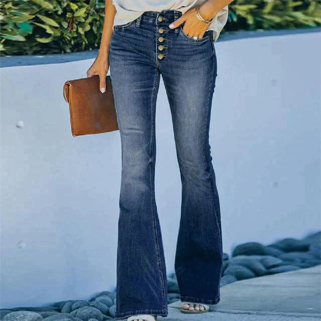 Bricia™ | Vaqueros Vintage de Cintura Alta