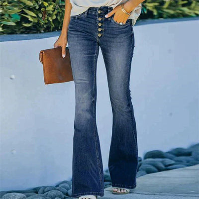 Bricia™ | Vaqueros Vintage de Cintura Alta