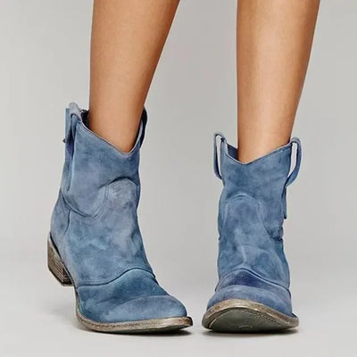 Feliciti - Botines vintage estilo cowboy