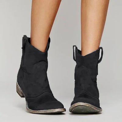 Feliciti - Botines vintage estilo cowboy