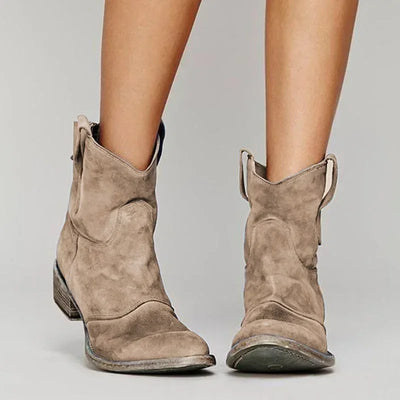 Feliciti - Botines vintage estilo cowboy